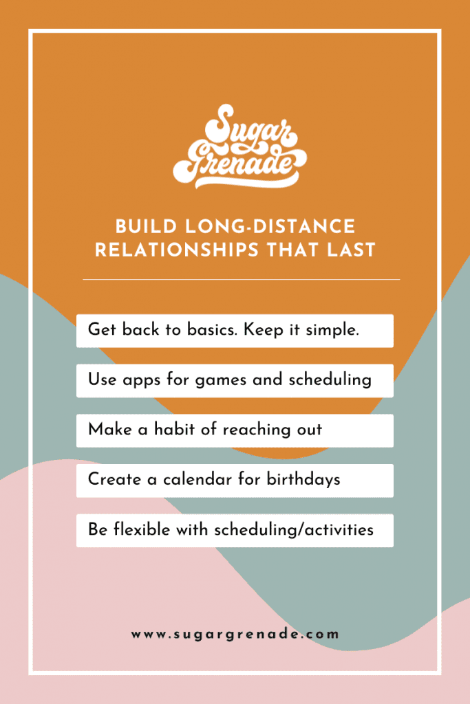 Tips to help build strong long distance relationships