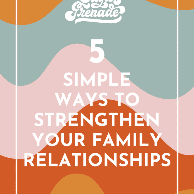How to strengthen our relationships is something we regularly revisit as a family. Kids change quickly along with routines, schedules, interests, and needs. Ultimately, fulfilling their needs is our goal. When something starts to feel "off" in our home, we make sure the basic needs of the individuals in our home are being met. 